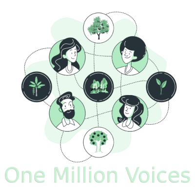 One Million Voices Logo