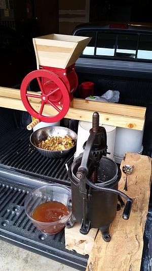 Pressing Apple Cider