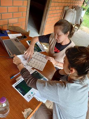 data collection with farming family