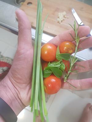 It's always tastier when it comes from our garden